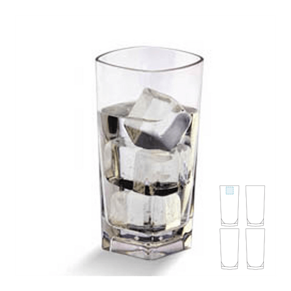 Tasses transparentes en polycarbonate
